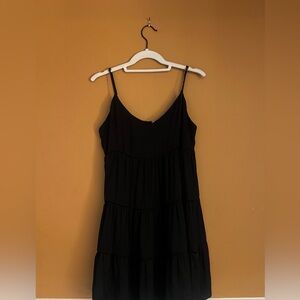 plain black elegant dress